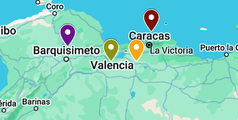 Mapa de Venezuela